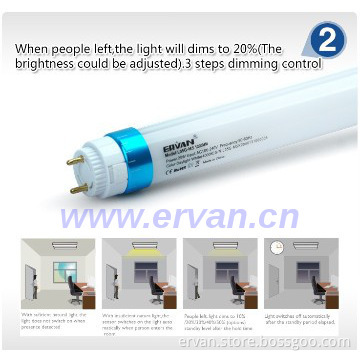 Microwave sensor T8 LED parking lot light tube